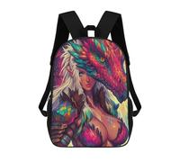 sinyumoney Dragon Fantasy Artwork -3 Mochila Escolar Infantil Impresa En 3D Para Niños, Mochila De Viaje De Alta Capacidad, Mochilas Para Libros De 17 Pulgadas Para Niños