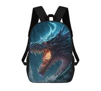 sinyumoney Dragon Fire Fantasy Artwork -1 17inch Mochila Escolar Impresa En 3D Para Niños, Mochila Escolar Informal De Moda, Mochilas De Viaje Para Niños Y Estudiantes.