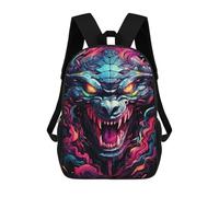 sinyumoney Dragon Head Artwork -2 Mochila Escolar, Mochila Para Portátil, Mochila Para Niños/niñas/adolescentes 17inch