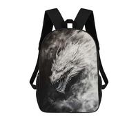 sinyumoney Dragon in The Clouds - Charcoal Drawing Mochila Escolar Infantil Impresa En 3D 17inch Mochilas De Moda Para Niños De Primaria Y Secundaria