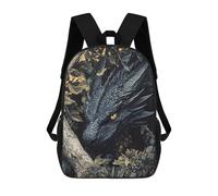 sinyumoney Dragon in The Forest -1 Mochila Escolar, Bolso De Negocios, Bolso Para Portátil Resistente Para Niñas Y Adolescentes 17inch