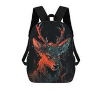 Sinyumoney Dragon Lair Mochilas Para Niños, Mochilas Escolares Impresas En 3D, Mochilas De Viaje De Moda Para Niños (Primaria, Universidad), Mystic Deer In The Forest, 17"