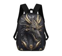 sinyumoney Dragon Monarch Coronation 17inch Mochilas Escolares Impresas En 3D, Mochilas Escolares De Moda Para Niños De Primaria Y Secundaria