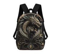 sinyumoney Dragon of The Eclipse Mochila Escolar, De Viaje, Universitaria, Para El Campus, Para Actividades Al Aire Libre Y Deportes 17inch