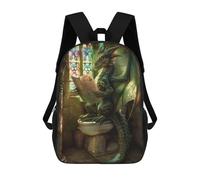 sinyumoney Dragon on Toilet Newspaper Mochila Escolar Resistente Al Agua, Mochila De Viaje, Bolsa Para Computadora Para Campus, Viajes Al Aire Libre, Deportes 17inch