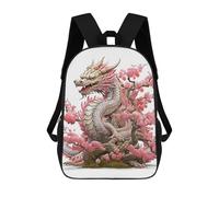 sinyumoney Dragon Pink Japan Mochilas Infantiles Impresas En 3D Para Niños. Mochilas De Viaje De Moda Para Niños. Mochila Escolar Para Estudiantes De Primaria Y Secundaria.