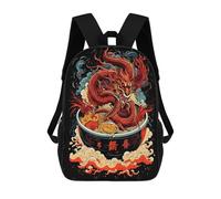sinyumoney Dragon Ramen Japan Mochila Escolar Impresa En 3D Para Niños 17inch Mochilas Para Niños Y Niñas, Mochilas Escolares Para Niños, Mochilas De Viaje