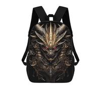 sinyumoney Dragon Samurai Emperor 17inch Mochila Escolar Impresa En 3D Para Niños, Mochila Escolar Informal De Moda, Mochilas De Viaje Para Niños Y Estudiantes.