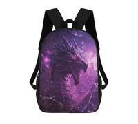 sinyumoney Dragon Shattering Glass -1 Mochila Escolar Para Institutos De Secundaria Mochila Informal - Perfecta Para Viajes, Trabajo Y Uso Diario 17inch