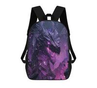sinyumoney Dragon Shattering Glass Mochila Escolar Infantil De 17 Pulgadas Con Estampado 3D, Mochila Moderna Para Niños, Mochilas De Viaje, Bolsas Para Libros, Mochila Escolar Infantil