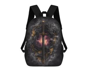 sinyumoney Dragon Sword Fantasy Artwork -2 Mochila Escolar Grande Para Niños, Niñas, Adolescentes, Hombres Y Mujeres 17inch