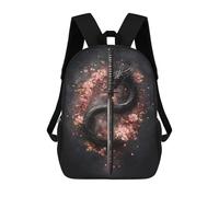 sinyumoney Dragon Sword with Cherry Blossoms -3 Mochila Escolar Para El Trabajo, Negocios, Universidad, Escuela Para Hombres/mujeres 17inch