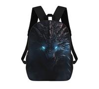 sinyumoney Dragon with Blue Eyes Mochilas Escolares Para Niños Y Niñas, Mochilas Deportivas Informales Para Primaria, Mochilas De Gran Capacidad Para Libros 17inch