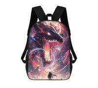 sinyumoney Dragon's Fiery Ascension Mochila, Mochila Infantil, Mochila Escolar Para Estudiantes, Mochila Para Libros, Mochila Escolar Impresa En 3D Para Niños Y Niñas 17inch