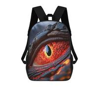 sinyumoney Dragon's Fiery Eye Mochila Infantil Para Niñas, Mochila Escolar 3D, Mochila Para Niños Pequeños, Mochila Informal De Día, Mochila Escolar De Moda 17inch