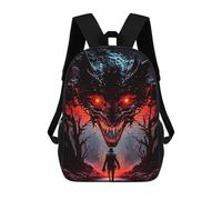sinyumoney Dragon's Fiery Gaze -1 Mochilas Impresas En 3D Para Niños, Mochila Escolar, Mochila Informal Para Exteriores, Mochila Informal De Moda Para Niños, Lindas Bolsas De Viaje 17inch