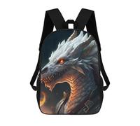 sinyumoney Dragon's Fiery Gaze -2 Mochilas Infantiles Impresas En 3D, Mochilas De Moda Informales, Mochilas De Viaje Bonitas, Mochilas Informales Para Exteriores Para Niños Y Niñas 17inch