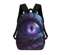 sinyumoney Dragon's Gaze Mystic Eye Artwork Mochila Escolar Infantil Impresa En 3D, Mochila Informal De Moda Para Niños, Mochila De Viaje De Alta Capacidad Para Libros Para Niños 17inch