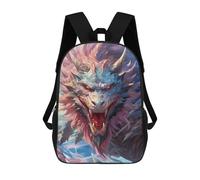 sinyumoney Dragon's Roar Fantasy Artwork -1 Mochila Infantil Para Niñas, Mochila Escolar 3D, Mochila Para Niños Pequeños, Mochila Informal De Día, Mochila Escolar De Moda 17inch
