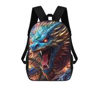 sinyumoney Dragon's Roar Mythical Artwork Mochila Escolar Infantil De Moda Informal Mochilas Infantiles Impresas En 3D Mochila Grande Para Niño 17inch