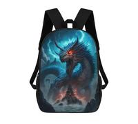 sinyumoney Dragon's Roar Mythical Fantasy Artwork 17inch Mochilas Escolares Impresas En 3D, Mochilas Escolares De Moda Para Niños De Primaria Y Secundaria