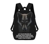 sinyumoney Dream Bigger Than Fears Mochila Escolar Para El Trabajo, Negocios, Universidad Y Escuela Para Niñas Y Adolescentes 17inch