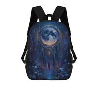 sinyumoney Dreamcatcher Moonlit Night Painting Mochilas Infantiles Escolares Impresas En 3D, Mochilas Para Niños, Mochilas De Viaje Para Niños Y Niñas, Mochilas Escolares Para Niños 17inch