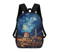 sinyumoney Dreaming in Florence Mochila Escolar Infantil De 17 Pulgadas Con Estampado 3D, Mochila Moderna Para Niños, Mochilas De Viaje, Bolsas Para Libros, Mochila Escolar Infantil