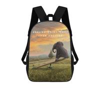 sinyumoney Dreams Weigh More Mochilas Impresas En 3D Para Niños, Mochila Escolar, Mochila Informal Para Exteriores, Mochila Informal De Moda Para Niños, Lindas Bolsas De Viaje 17inch