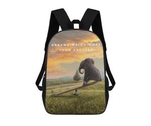 sinyumoney Dreams Weigh More Mochilas Impresas En 3D Para Niños, Mochila Escolar, Mochila Informal Para Exteriores, Mochila Informal De Moda Para Niños, Lindas Bolsas De Viaje 17inch