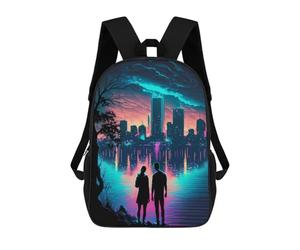 sinyumoney Dreamscape Romance Fantasy Mochila Escolar Resistente Al Agua, Mochila De Viaje, Bolsa Para Computadora Para Niñas, Niños Y Adolescentes 17inch