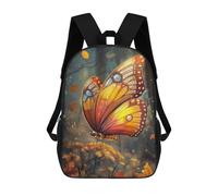 sinyumoney Dreamy Butterfly Scene Mochila Escolar Infantil Impresa En 3D Para Niños, Mochilas De Viaje, Bolsas Para Libros Para Niños Estudiantes De Primaria 17inch