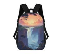 sinyumoney Dreamy Victoria Falls Mochila Escolar Resistente Al Agua, Mochila De Viaje, Bolsa Para Computadora Para Campus, Viajes Al Aire Libre, Deportes 17inch
