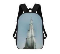 sinyumoney Dubai Mochila Escolar Impresa En 3D Para Niños, Mochila Escolar, Mochilas De Viaje, Bolso Informal De Moda Para Niños Y Estudiantes 17inch