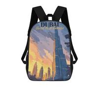 sinyumoney Dubai, United Arab Emirates Travel Mochila Escolar Mochilas Escolares Para Niñas Y Niños Mochila Con Bolsillo Mochila Escolar De Moda Para Niños 17inch