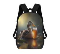 sinyumoney Duck Beer Mochila Escolar, Mochila De Viaje Para La Universidad, Mochilas Para Acampar, Aventuras Al Aire Libre Y Viajes Diarios 17inch