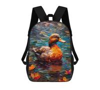 sinyumoney Duck Color Mochila Escolar Ligera Para Aeropuerto, Estudiantes Universitarios, Mochila Para Hombres, Mujeres Y Adolescentes 17inch