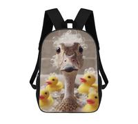 sinyumoney Duck in Bath with Rubber Ducks Mochila Escolar, Mochila Para Portátil, Mochila Para Adolescentes, Niñas, Niños, Mujeres Y Hombres 17inch