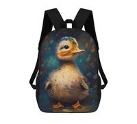 sinyumoney Duck Mystical Mochila Escolar, Mochila Informal, Mochila De Día, Mochila Escolar, De Trabajo, De Viaje Para Niñas, Adolescentes 17inch