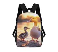 sinyumoney Duckling And Mother at Sunset Mochila De Negocios Resistente Para Portátil Para La Escuela/trabajo/viajes 17inch
