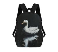 sinyumoney Ducks Noir World Mochila, Mochila Infantil, Mochila Escolar Para Estudiantes, Mochila Para Libros, Mochila Escolar Impresa En 3D Para Niños Y Niñas 17inch