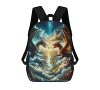 sinyumoney Duel of The Fates Mochilas Escolares Para El Trabajo, Negocios, Universidad, Escuela Para Adolescentes, Chicas, Chicos, Mujeres Y Hombres 17inch