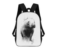 sinyumoney Dugong Inked Marine Mammal Mochilas Infantiles Impresas En 3D, Mochilas De Moda Informales, Mochilas De Viaje Bonitas, Mochilas Informales Para Exteriores Para Niños Y Niñas 17inch