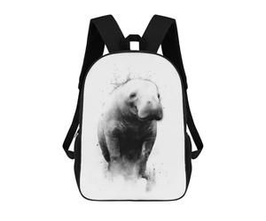sinyumoney Dugong Inked Marine Mammal Mochilas Infantiles Impresas En 3D, Mochilas De Moda Informales, Mochilas De Viaje Bonitas, Mochilas Informales Para Exteriores Para Niños Y Niñas 17inch