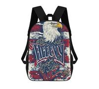 sinyumoney Eagle American Flag Mochilas Informales Para Niños, Mochila Escolar Para Adolescentes, Niñas Y Niños, Mochilas Para Libros 17inch