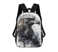 sinyumoney Eagle Beauty Black Ink Mochila, Mochila Infantil, Mochila Escolar Para Estudiantes, Mochila Para Libros, Mochila Escolar Impresa En 3D Para Niños Y Niñas 17inch