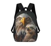 sinyumoney Eagle Bird Animal Family Mochila Infantil Para Niñas Y Niños, Mochila De Día, Escuela Primaria, Perfecta Para La Vuelta Al Cole O Educación Física, Regalos Y Viajes 17inch
