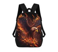 sinyumoney Eagle Bird Animal Fire Mochilas Escolares Mochilas Escolares De Secundaria Mochila Informal Para El Campus Viajes Al Aire Libre Deportes 17inch
