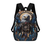 sinyumoney Eagle Dreamcatcher Art Mochilas Impresas En 3D Para Niños, Mochila Escolar, Mochila Informal Para Exteriores, Mochila Informal De Moda Para Niños, Lindas Bolsas De Viaje 17inch