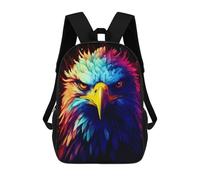 sinyumoney Eagle Face Colorful Mochila De Peluche Con Dibujos Animados, Mochila 3D Para Niños, Bolsa Escolar, Idea De Regalo De Cumpleaños Para Niños Y Niñas 17inch